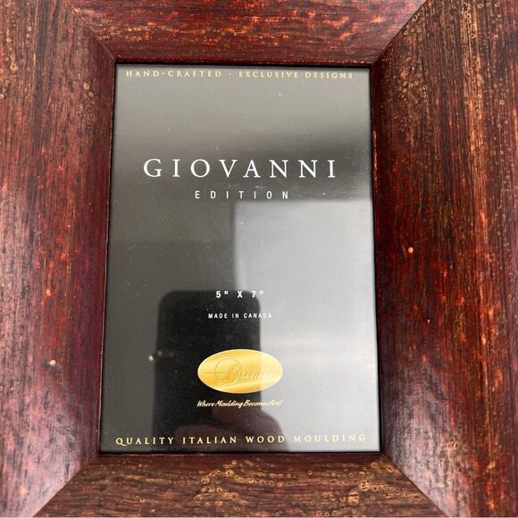 Giovanni Edition Italian Wood 5”x7”  Picture Frame Hand Crafted - Picture 6 of 9